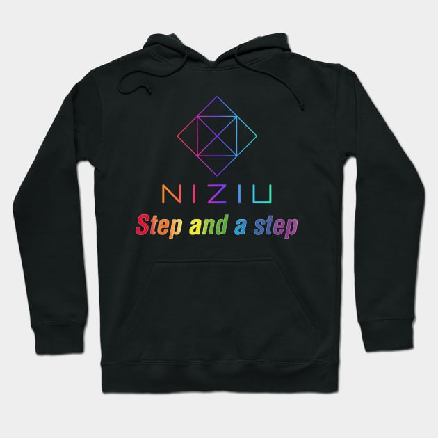 NiziU Step And A Step Hoodie by hallyupunch